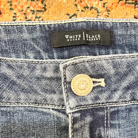 FINAL PRICE NWT White House Black Market Skinny Flared Jeans - Picture 10 of 14